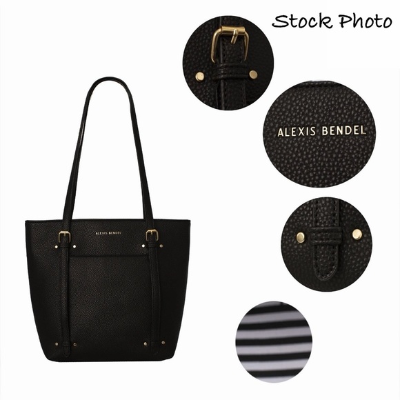 Alexis Bendel Handbags - Alexis Bendel Black Tote Bag EUC